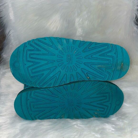 UGG silver and blue sequin winter boots size 5 - Picture 9 of 12